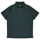 Kids Academy Full Time Men's Polo - Slate/Black 